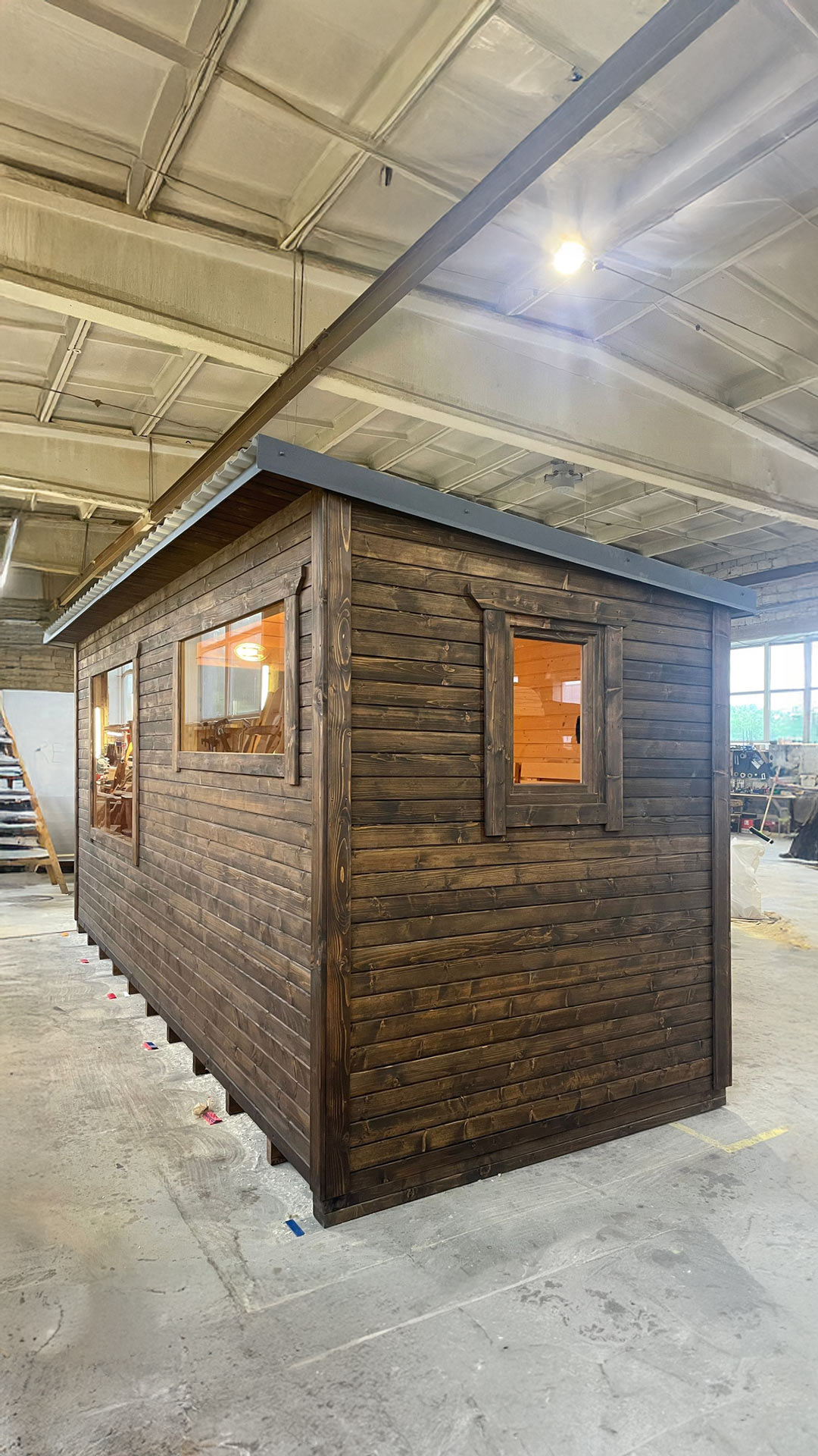 Referenzaufnahme der Box Sauna Modell 4XL