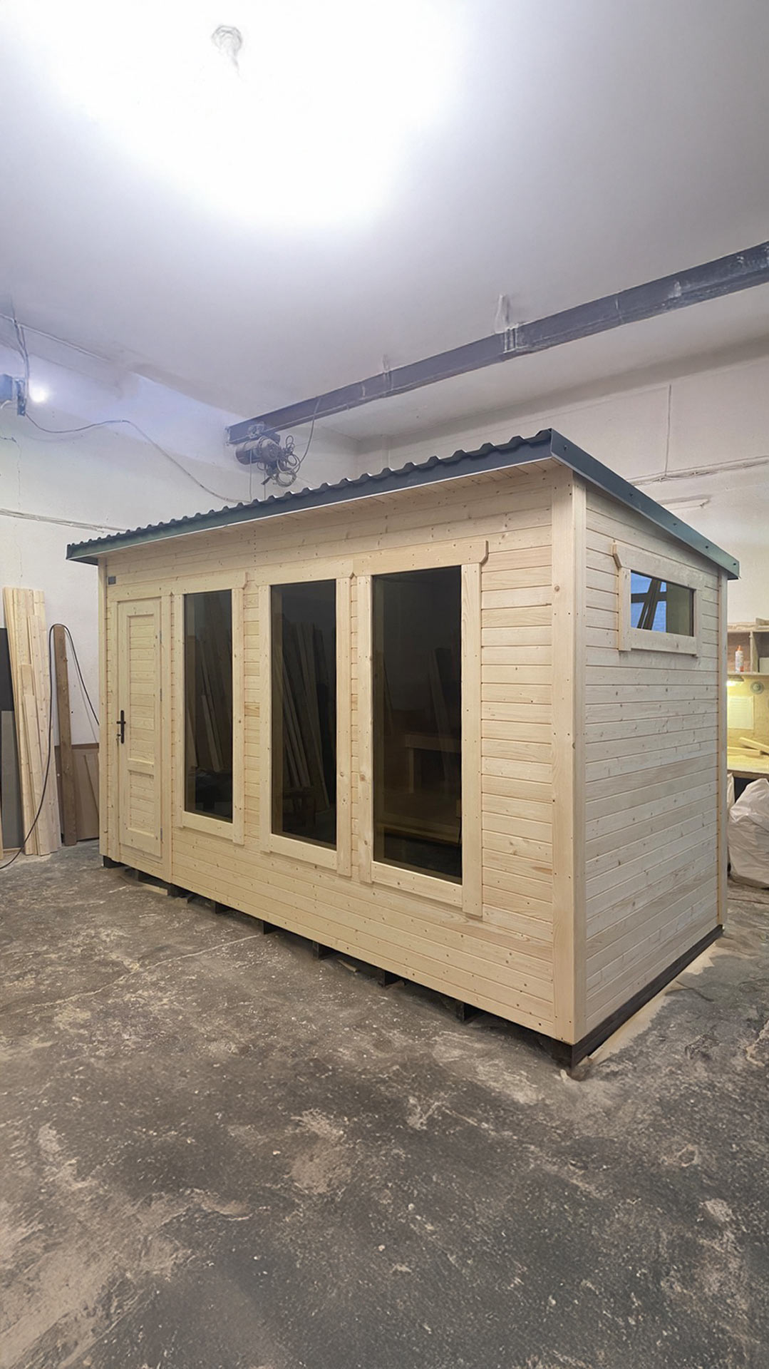 Referenzaufnahme der Box Sauna Modell 4XL