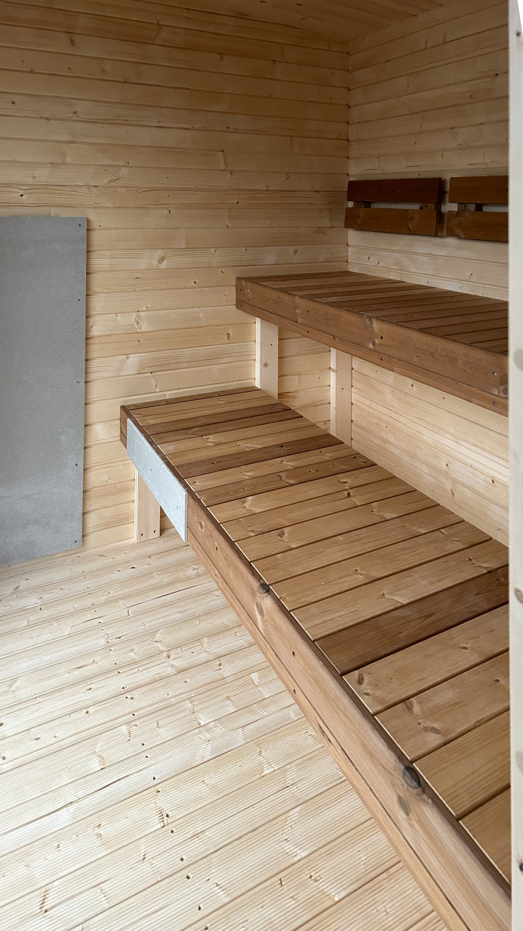 Referenzaufnahme der Box Sauna Modell 4XL