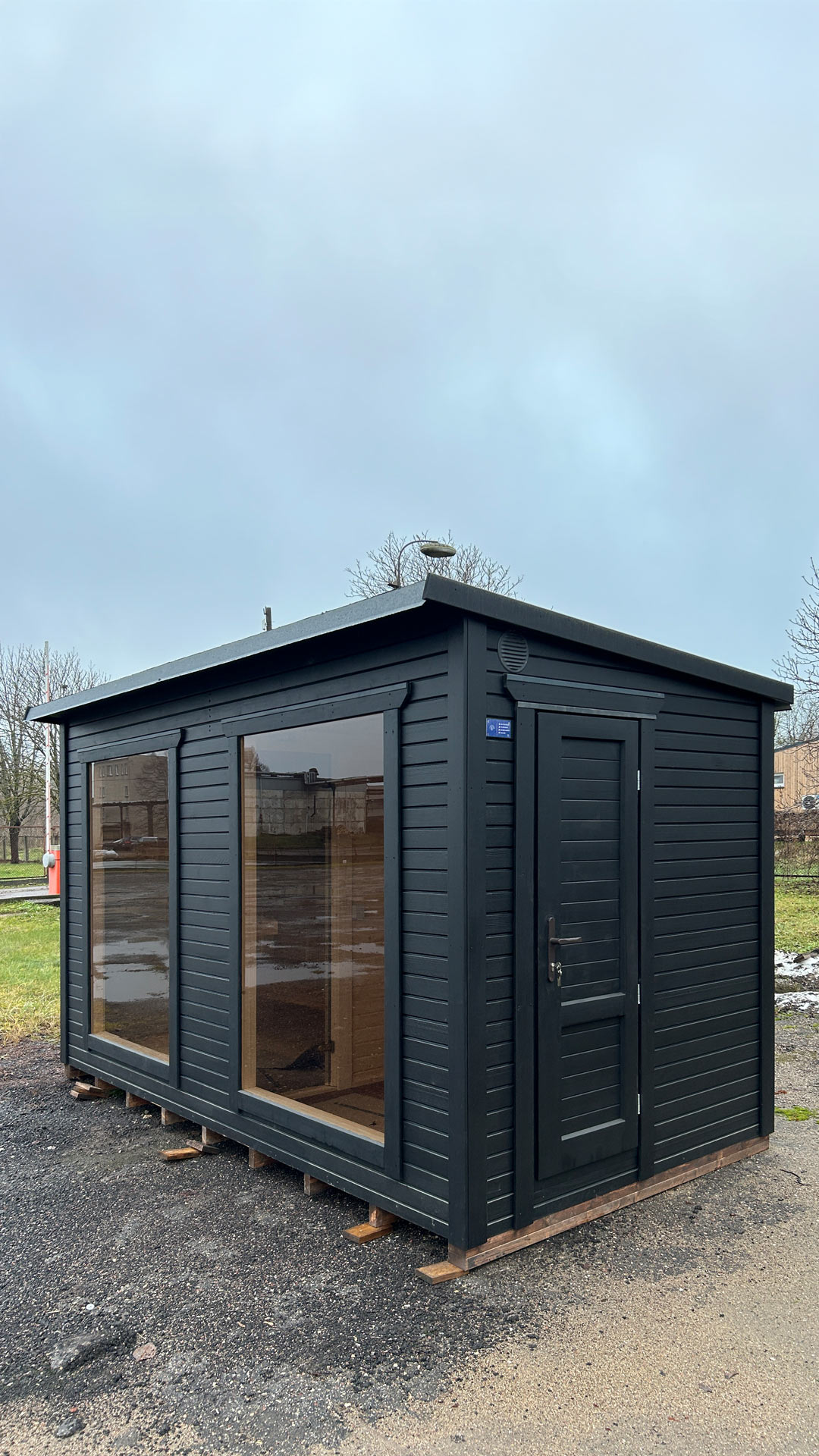 Referenzaufnahme der Box Sauna Modell 4XL