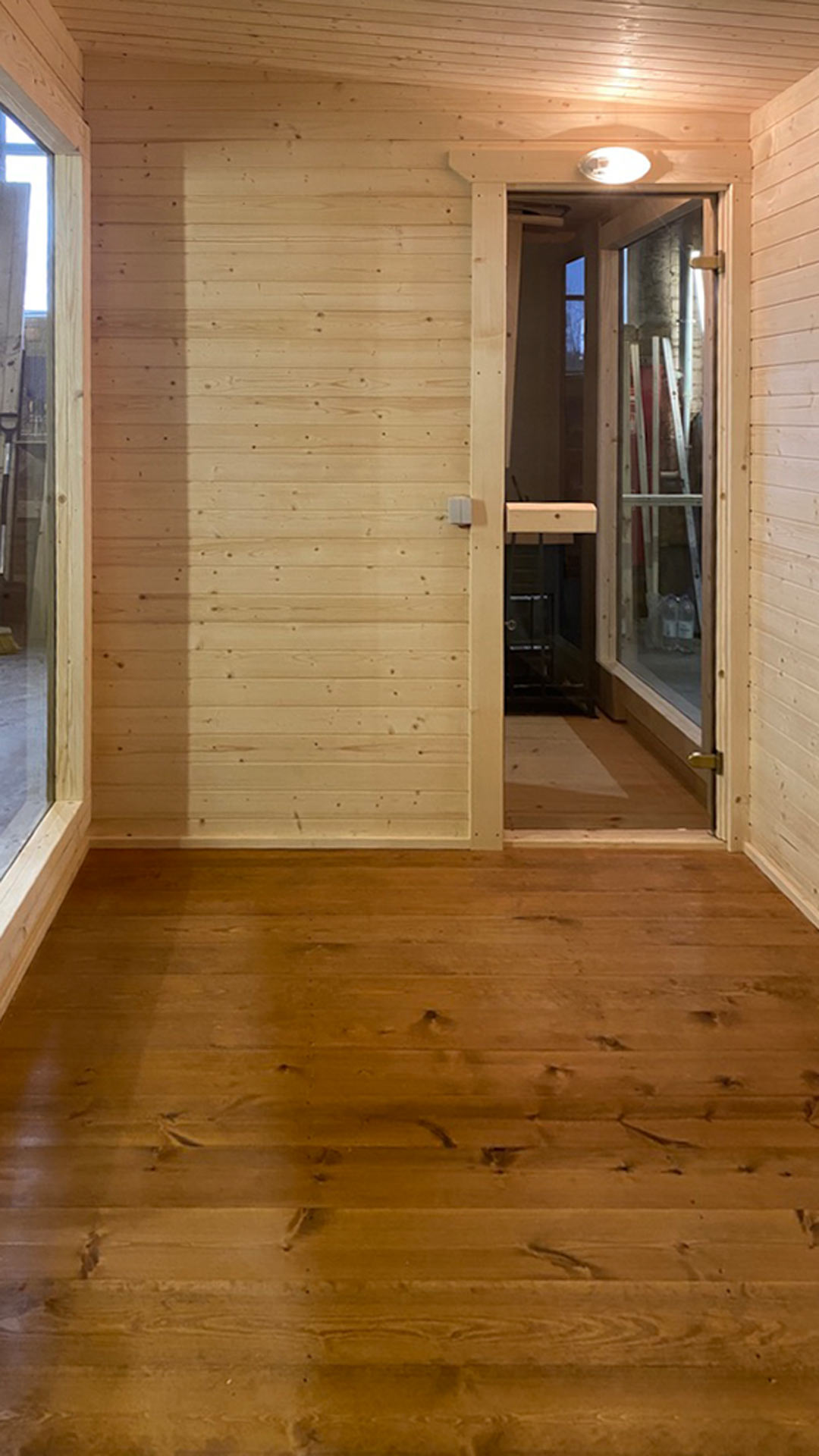 Referenzaufnahme der Box Sauna Modell 5XL