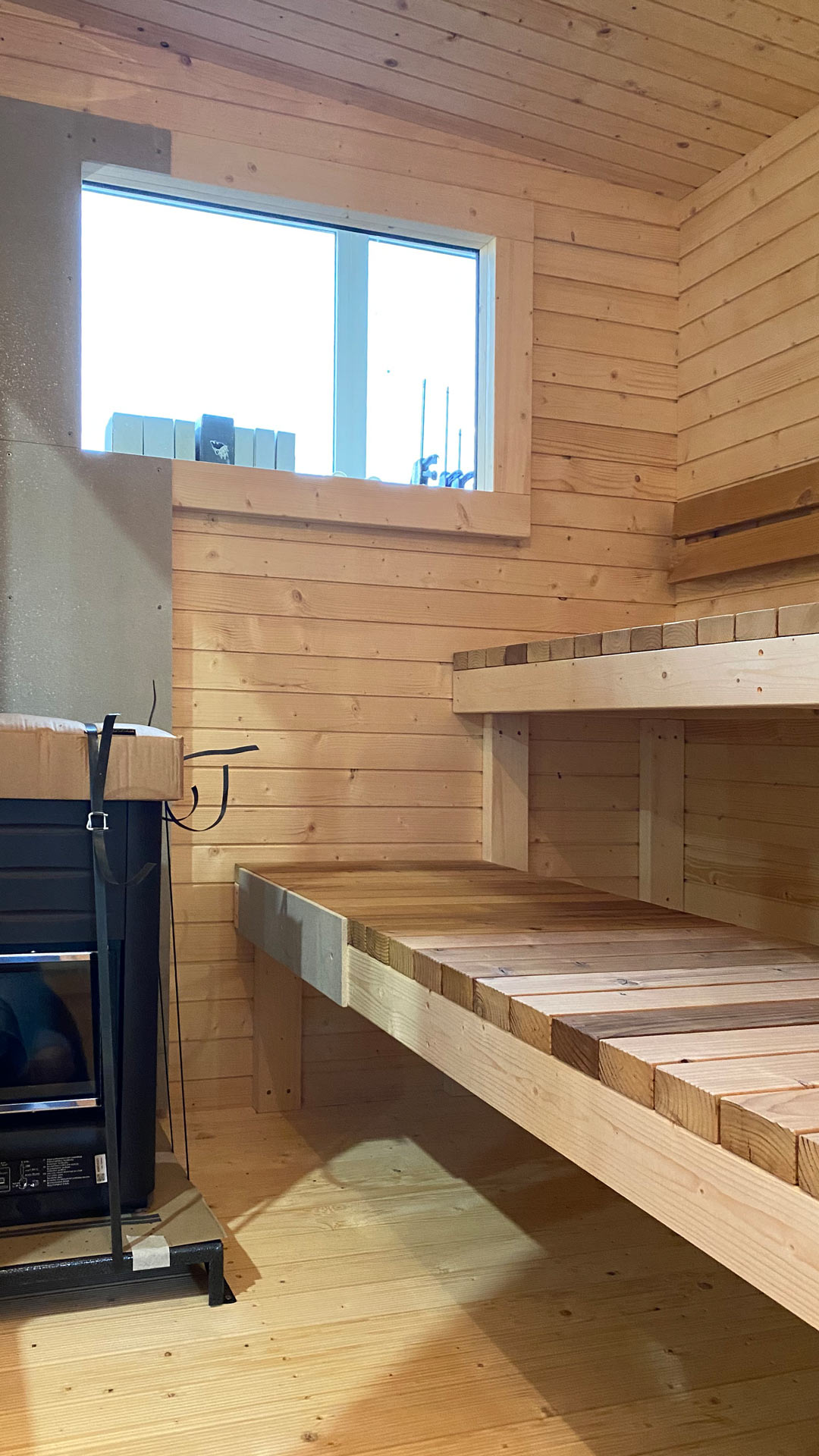 Referenzaufnahme der Box Sauna Modell 5XL