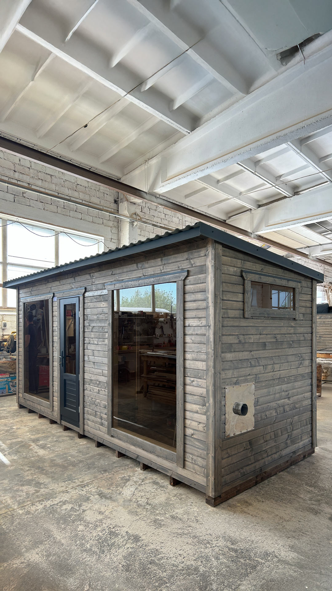 Referenzaufnahme der Box Sauna Modell 5XL