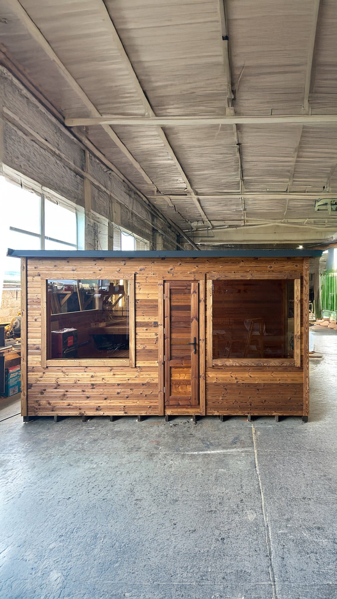 Referenzaufnahme der Box Sauna Modell 5XL