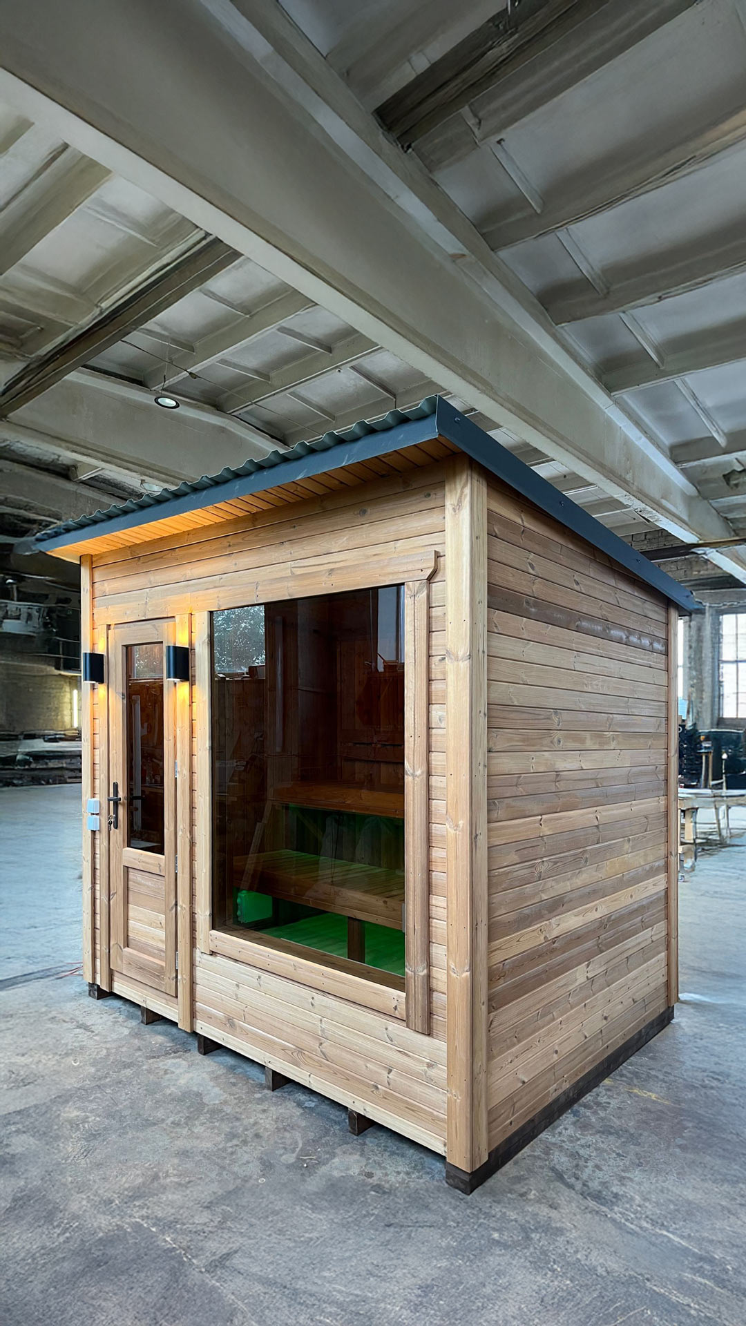 Referenzbild er Box Sauna Modell L