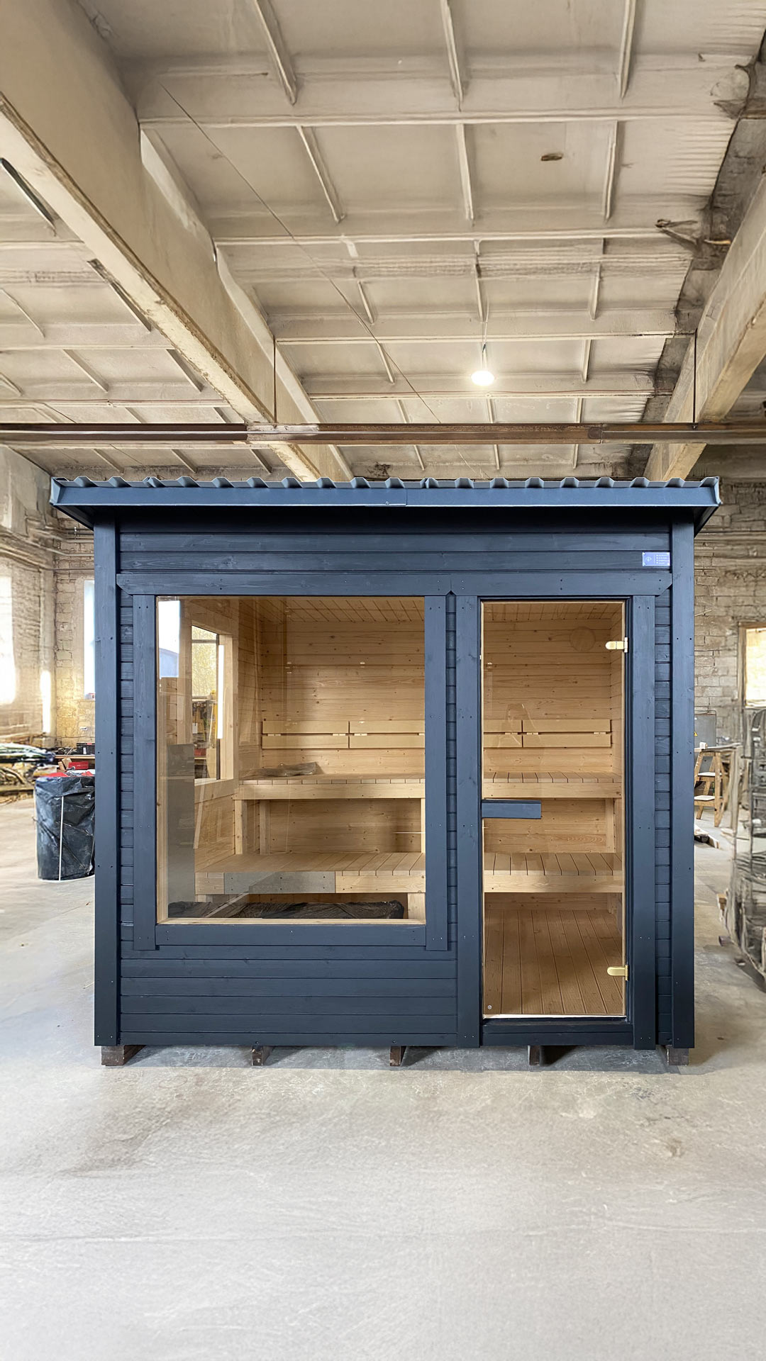 Referenzbild er Box Sauna Modell L