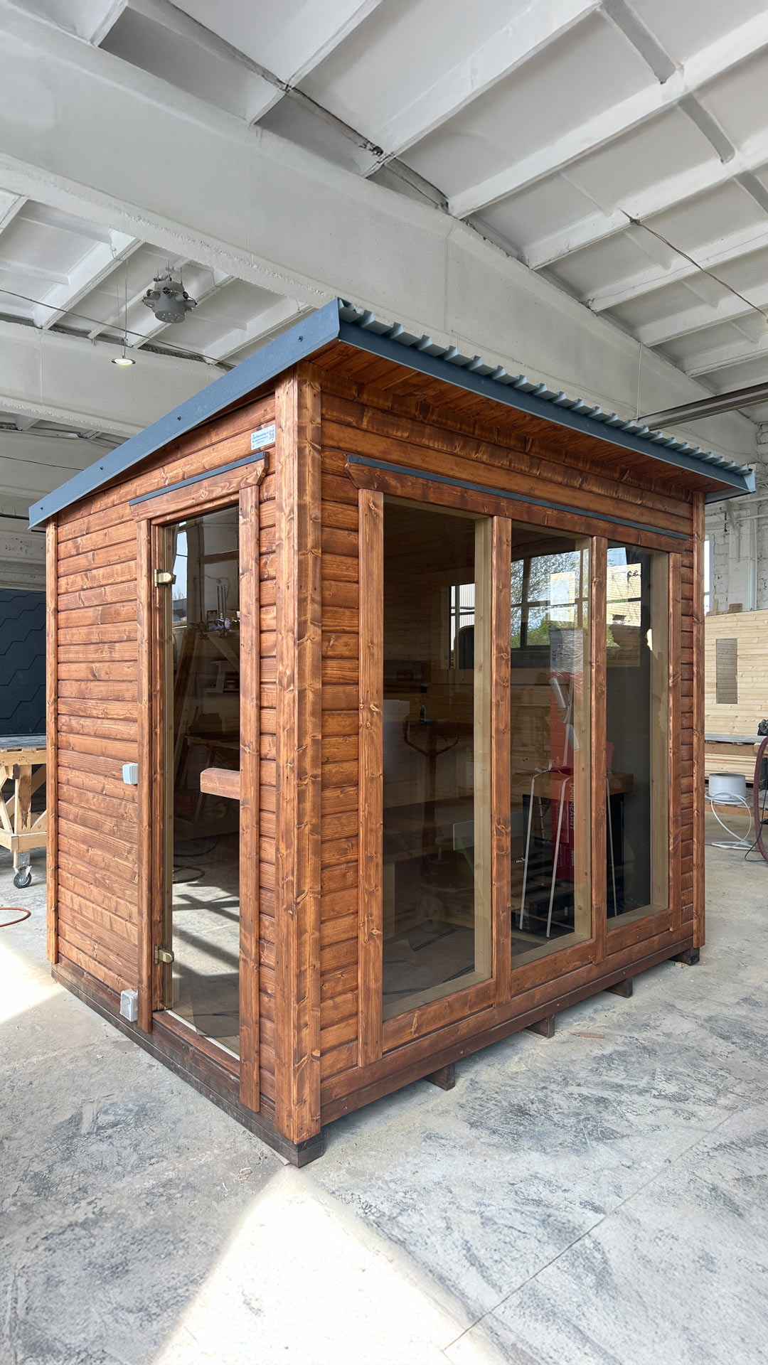 Referenzbild er Box Sauna Modell L