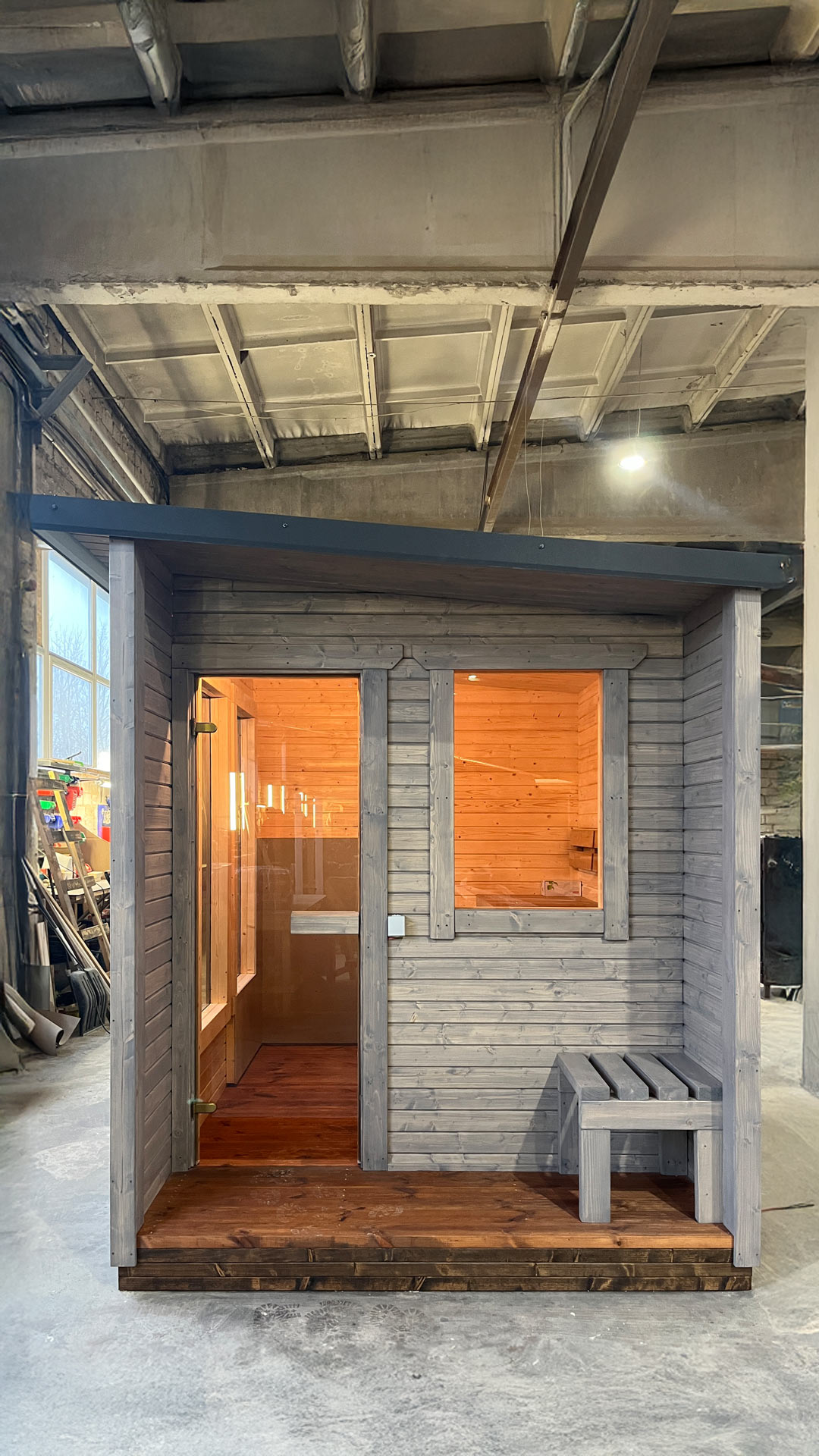 Referenzbild er Box Sauna Modell L