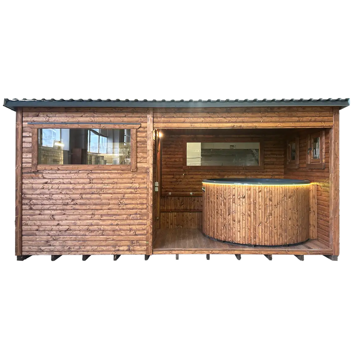 Cube Sauna Modell Combi