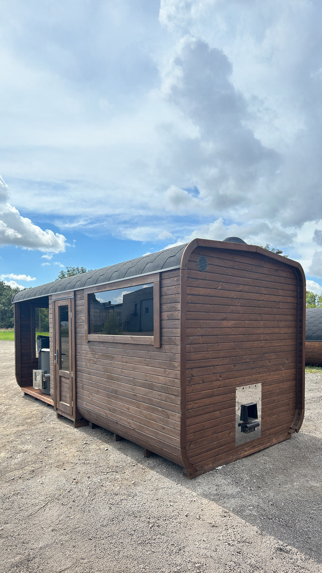 Saunamodell Cube Combi