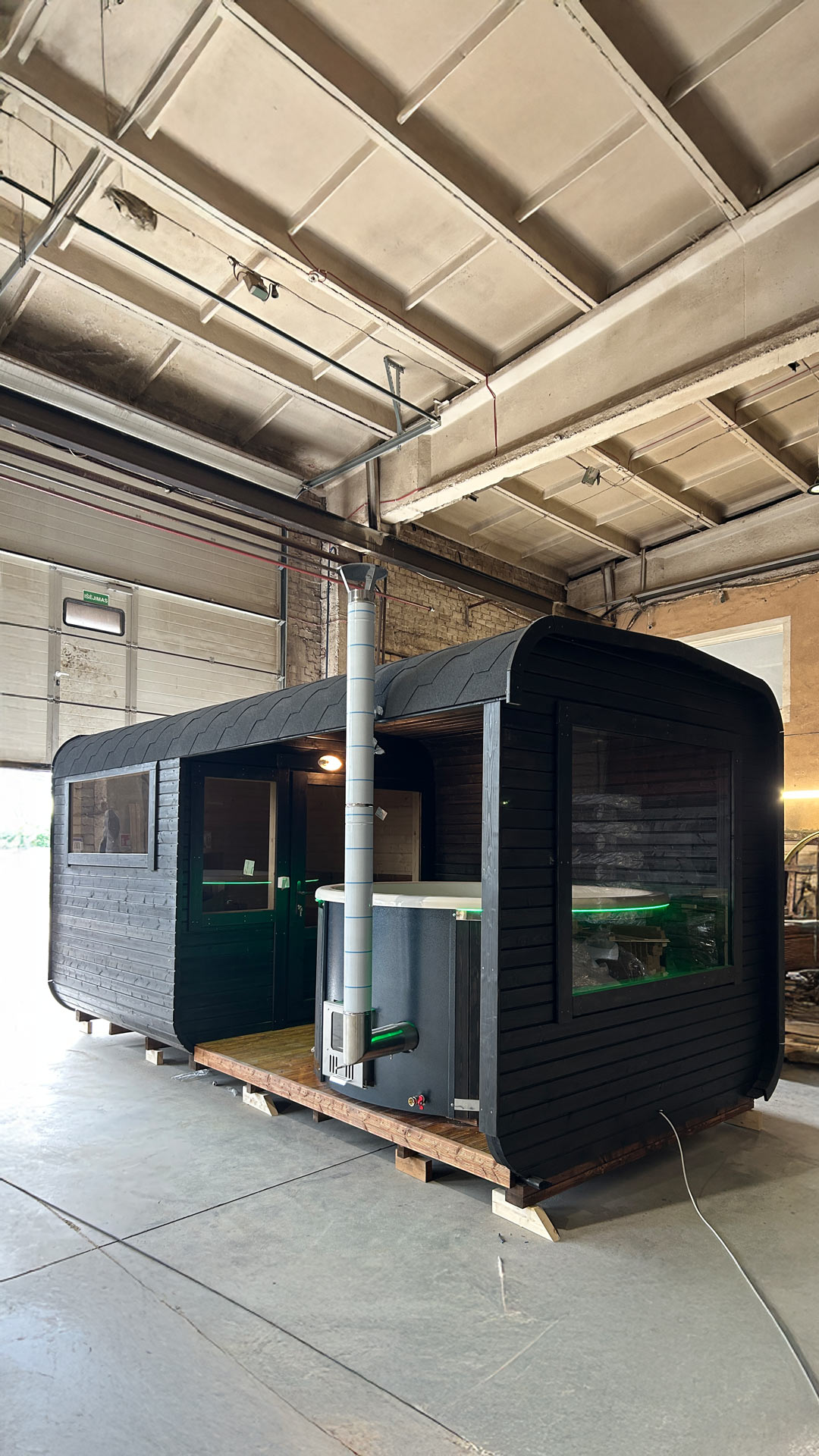 Saunamodell Cube Combi